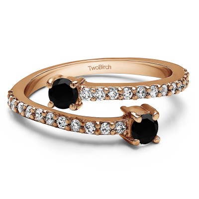 0.63 Carat Together 4Ever:  Beautiful TwoStone Ring by TwoBirch