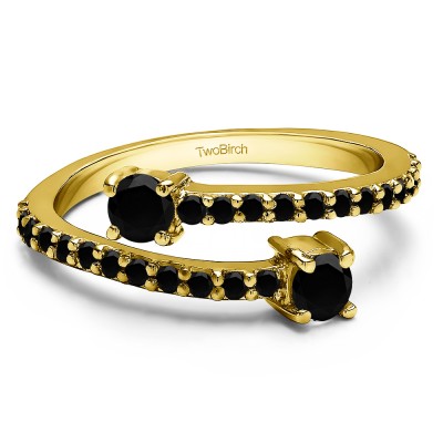 0.63 Carat Together 4Ever:  Beautiful TwoStone Ring by TwoBirch