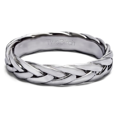 Braided Men's Wedding Ring