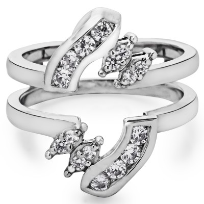 0.36 Ct. Round Twist Ring Guard