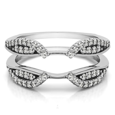 0.56 Ct. Cathedral Infinity Ring Guard Enhancer