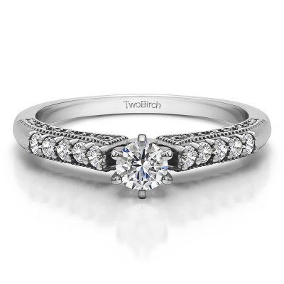0.35 Carat Vintage Promise Ring