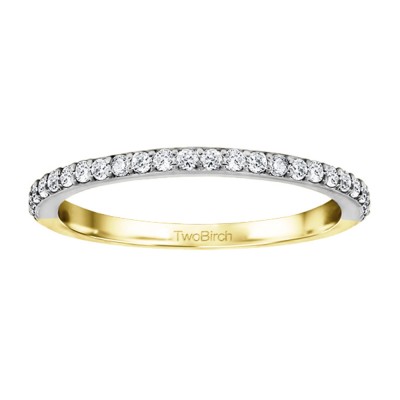 0.32 Carat Low Profile Straight Wedding Ring