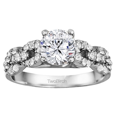1.51 Ct. Round Infinity Engagement Ring