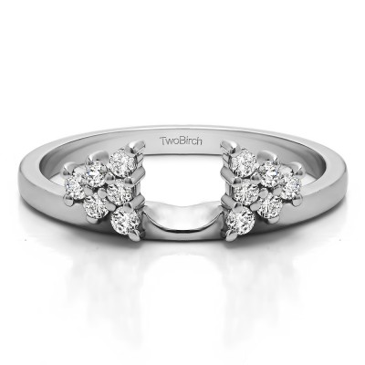 0.23 Ct. Triangular Cluster Ring Wrap Enhancer