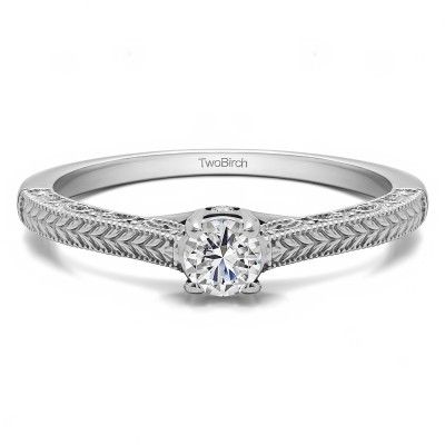 0.27 Carat Vintage Promise Ring