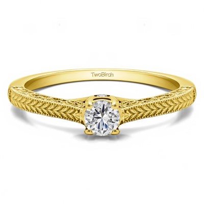 0.27 Carat Vintage Promise Ring