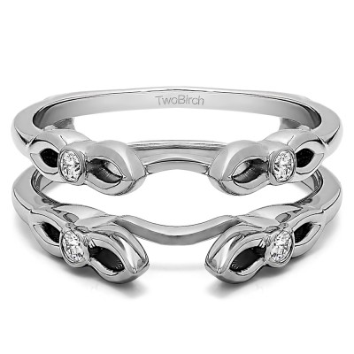 0.2 Ct. Cathedral Infinity Designed Ring Guard