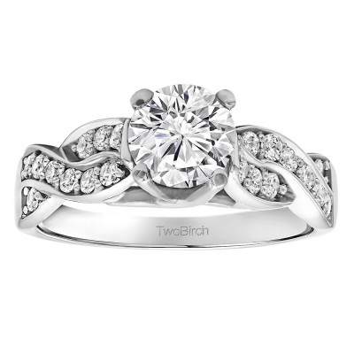 1.35 Ct. Round Infinity Engagement Ring