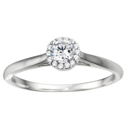 0.25 Carat Perfect Halo Promise Ring